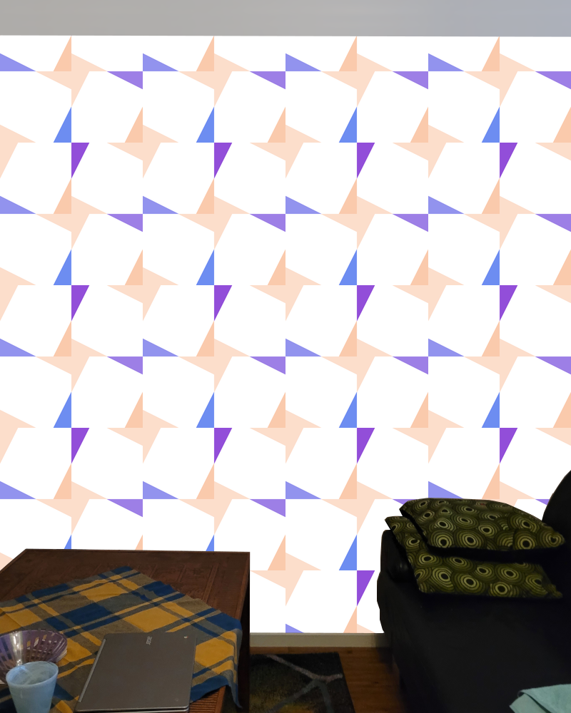 Small diamond quadrant pattern